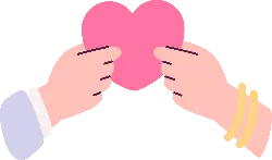 Hands Holding Heart - Trending PNG