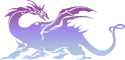 Purple Dragon - Transparent Layer PNG