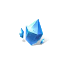Blue Crystal - transparent - geometric shape - Transparent Layer PNG