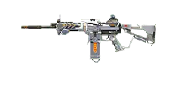 Futuristic Rifle - mechanical - PNG Images