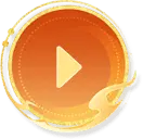 Flame Play Button - icon - High Resolution PNG