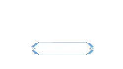 Blue Hexagonal Frame - graphic design - Free Download PNG