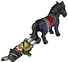 Horse and Jack-o'-lantern - holiday decoration - Lossless PNG