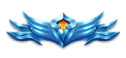 Blue Wings Logo - emblem - Transparent Background PNG