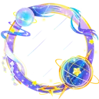 Colorful Planet Ring - sf - No Background PNG