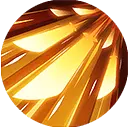Abstract Light Beams - yellow - Transparent Layer PNG
