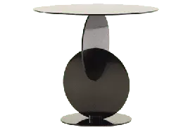 Circular Metal Table - simple - Transparent Background PNG