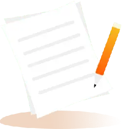 Pencil and Paper - writing tool - High Resolution PNG