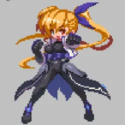 Pixel Art Anime Character - pixel art - High Resolution PNG