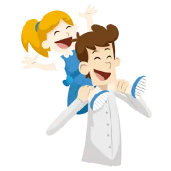 Father and Daughter - happiness - High Resolution PNG