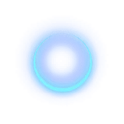 Blue Halo - Transparent Background PNG