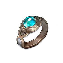 Blue Gemstone Ring - Curated PNG