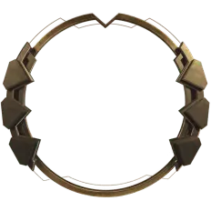 Gold Ring Decoration - ring - No Background PNG