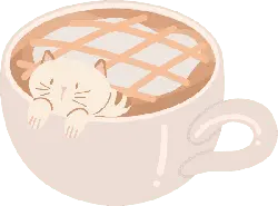 Cat in a Cup - kitten - Free PNG