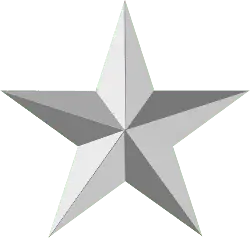 Star - logo - metallic - High Resolution PNG