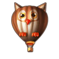 Owl Balloon - hot air balloon - Lossless PNG