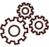 Gear Combination - red - No Background PNG
