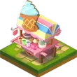 Ice Cream Shop - colorful - PNG