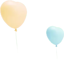 Heart-shaped Balloon - heart shape - Transparent Background PNG