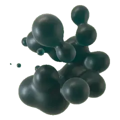 Green Bubbles - green-fluid - PNG