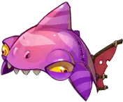 Pink Shark - pink - High Resolution PNG