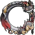 Dragon Decorative Item - red - PNG