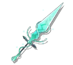 Ice Crystal Knife - magic - High Resolution PNG
