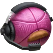 Pink Basketball Headphones - games - PNG Images