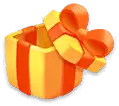Gift Box - orange - Free Download PNG