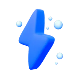 Lightning Bolt Symbol - technology - Transparent Background PNG