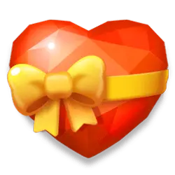 Red Heart Gift - gift - PNG