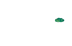 Cloud - comic - green - No Background PNG