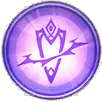 Amethyst Badge - magic - PNG