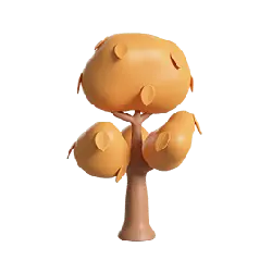 Three-leaved Tree - plant - Transparent Layer PNG