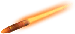 Rocket - flying vehicle - Transparent Background PNG
