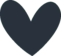 Gray Heart - symbol - PNG Images