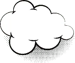Cloud - High Resolution PNG - comic