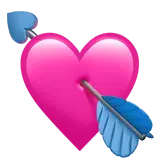 Heart with Arrow Emoji - Valentine's Day - No Watermark PNG