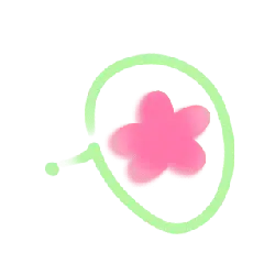 Pink Flower - line - Designer Recommended PNG