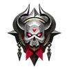Skull Badge - High Resolution PNG