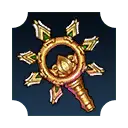 Golden Staff - gold - No Background PNG