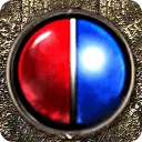 Red and Blue Button - red - PNG Images