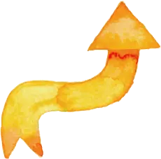 Yellow Arrow - Fast Download PNG