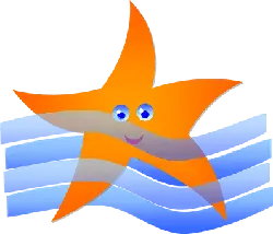 Starfish - smile - High Resolution PNG
