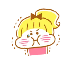 Angry Little Girl - High Resolution PNG