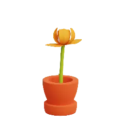Potted Flower - Free Download PNG
