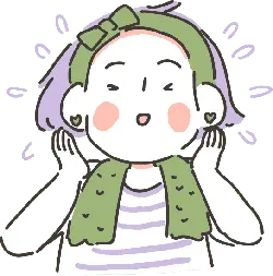 Girl with Green Headband and Scarf - green accessory - Transparent Layer PNG