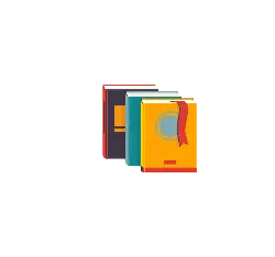 Books Icon - knowledge - Transparent Layer PNG