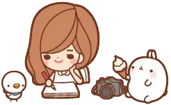 Girl Doing Homework - stationery - Transparent Background PNG