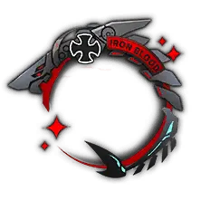 Iron Blood - red - Transparent Background PNG